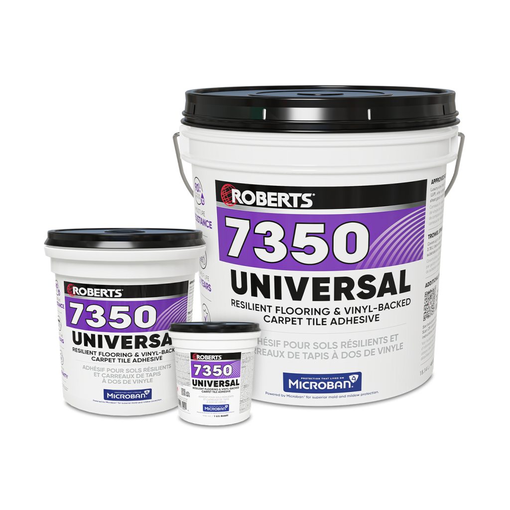 7350 UNIVERSAL RESILIENT FLOORING & VINYL-BACKED CARPET TILE ADHESIVE