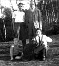 Dad, Alan, Wendy, Bruce, Chum - 1956
